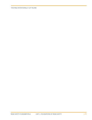 UNIT 1: FOUNDATIONS OF ROAD SAFETY
ROAD SAFETY FUNDAMENTALS 1-35
THIS PAGE INTENTIONALLY LEFT BLANK
 