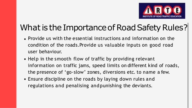 Important Road Safety Rules In India | IRTE