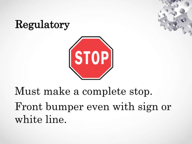 Roads And Safety Signs Grade 6 Powerpoint PPT blue-signs