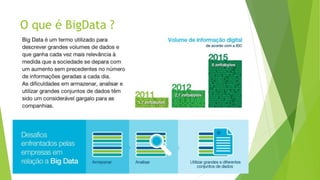 O que é BigData ?
 