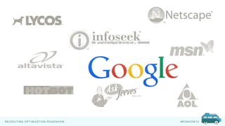 RECRUITING OPTIMIZATION ROADSHOW #ROSHOW 15
 