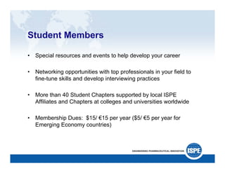 ISPE: A Catalyst for Change
