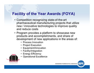 ISPE: A Catalyst for Change