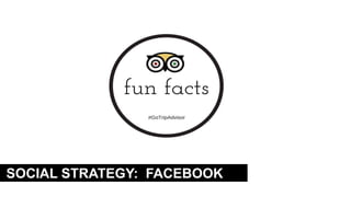 SOCIAL STRATEGY: FACEBOOK
 