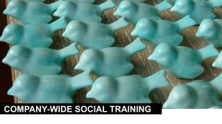 COMPANY-WIDE SOCIAL TRAINING
 
