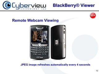 BlackBerry® Viewer




                     13
 