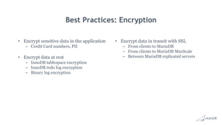 Database Security Threats - MariaDB Security Best Practices | PDF ...