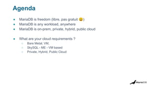 MariaDB Paris Workshop 2023 - Cloud