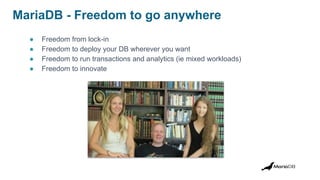 MariaDB Paris Workshop 2023 - Cloud