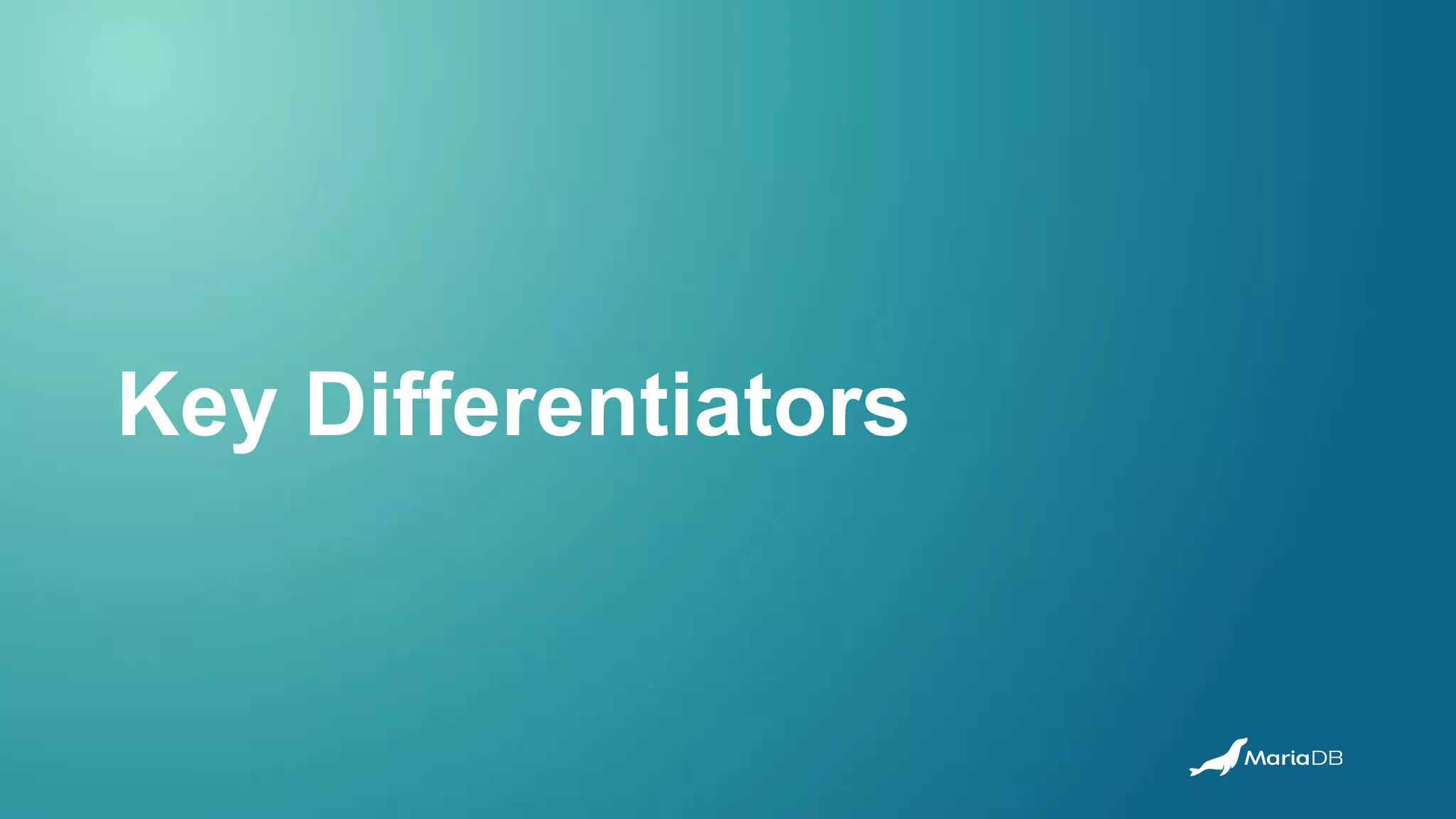 MariaDB Paris Workshop 2023 - MariaDB Enterprise