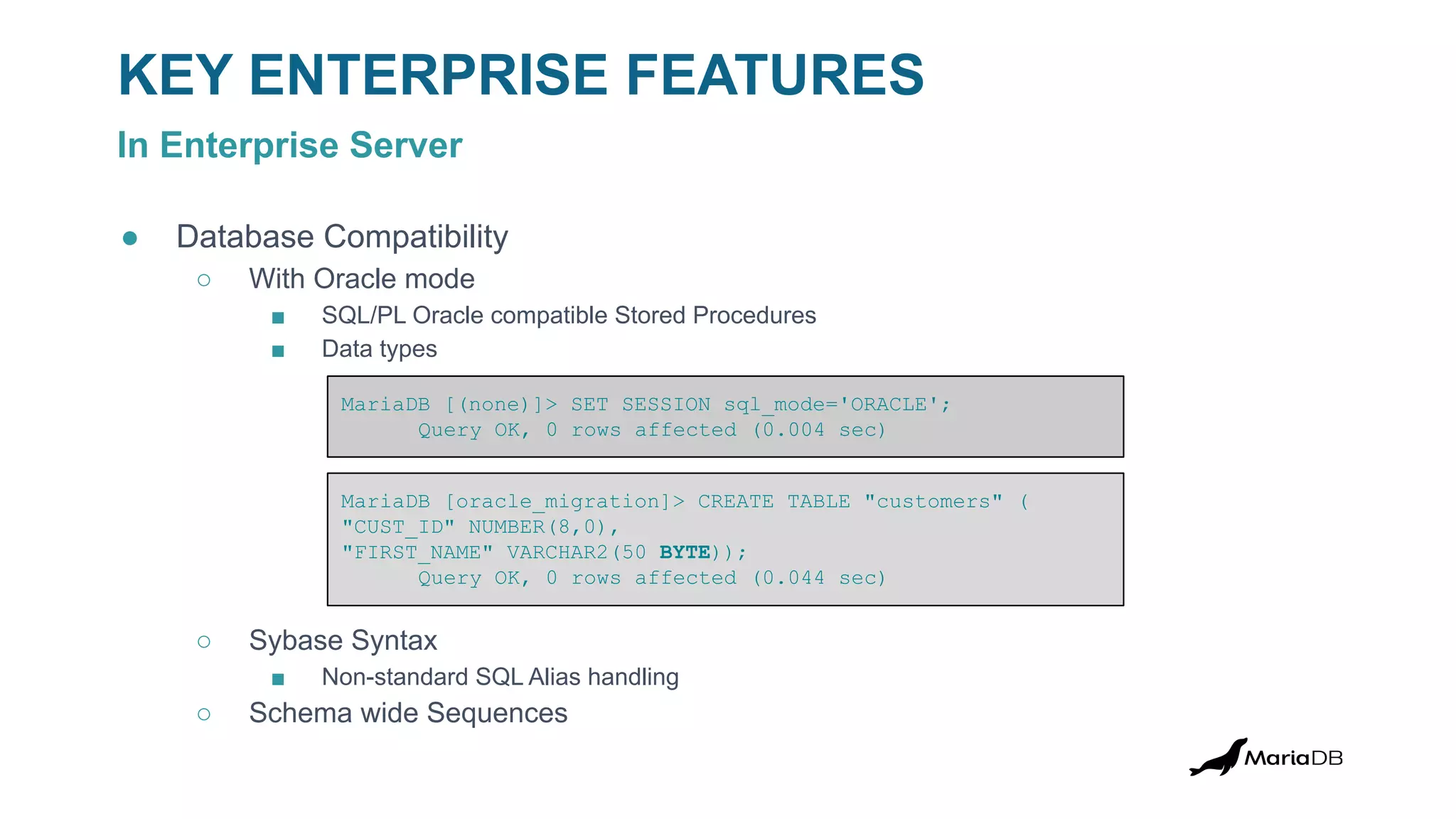 MariaDB Paris Workshop 2023 - MariaDB Enterprise