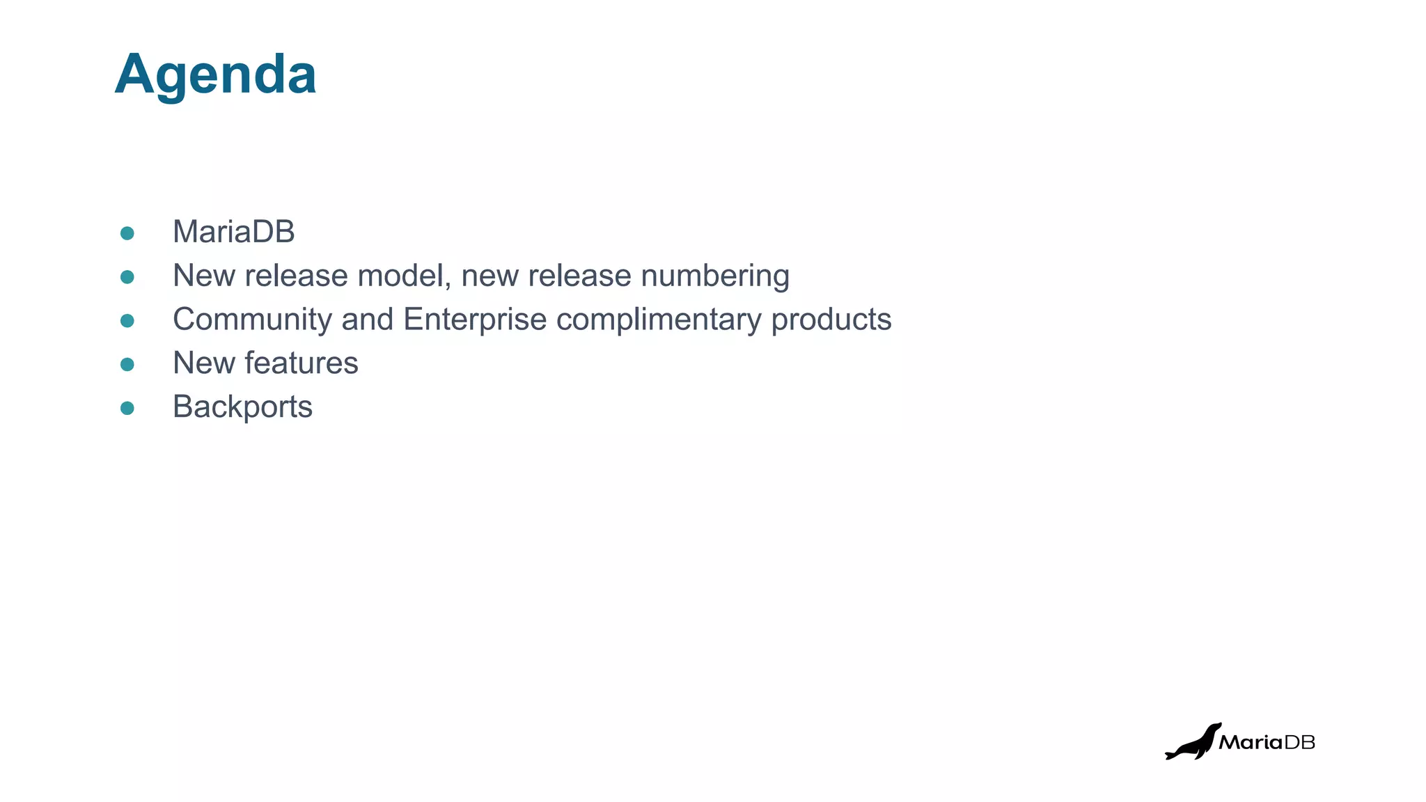 MariaDB Paris Workshop 2023 - MariaDB Enterprise