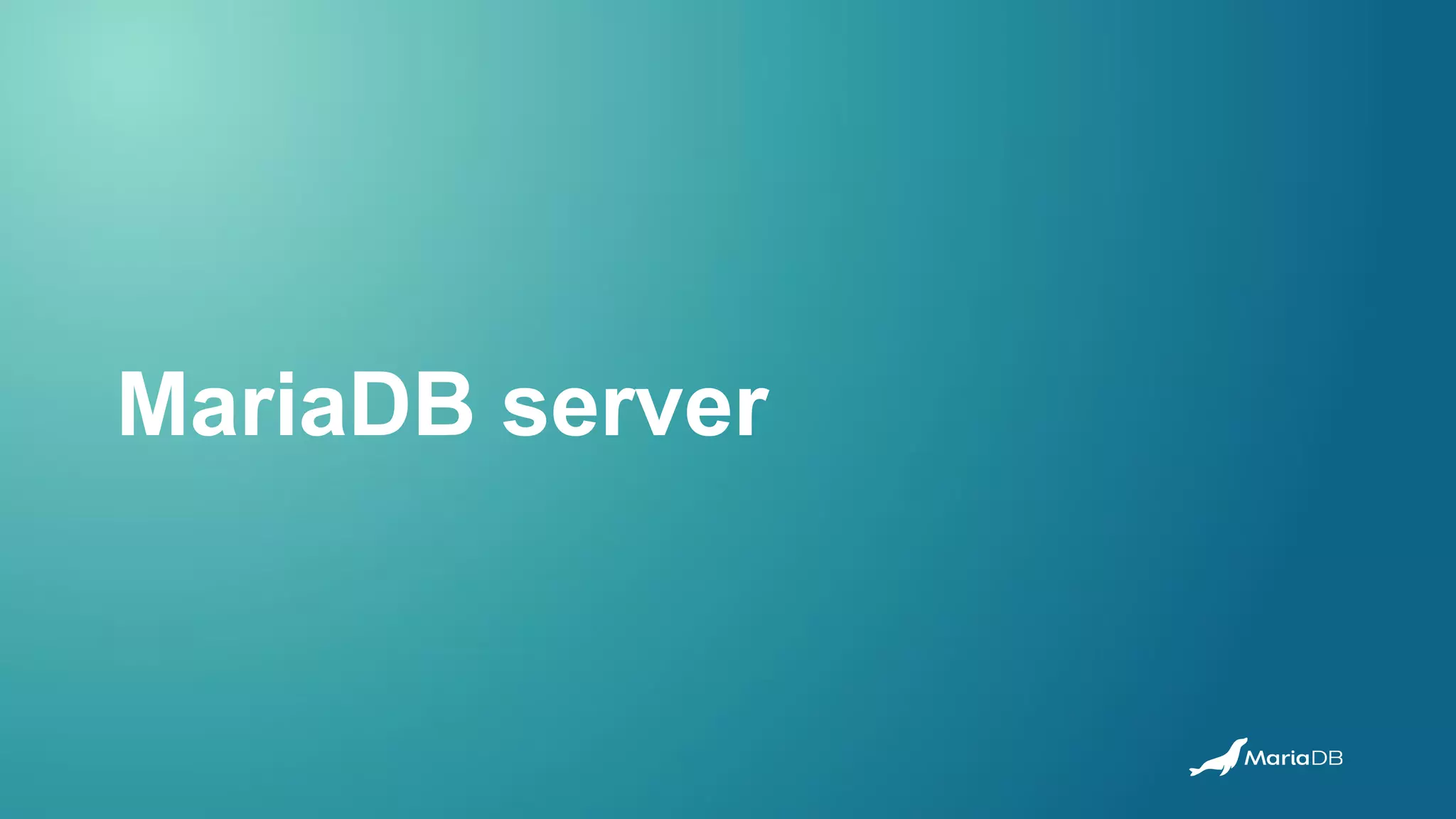 MariaDB Paris Workshop 2023 - MariaDB Enterprise