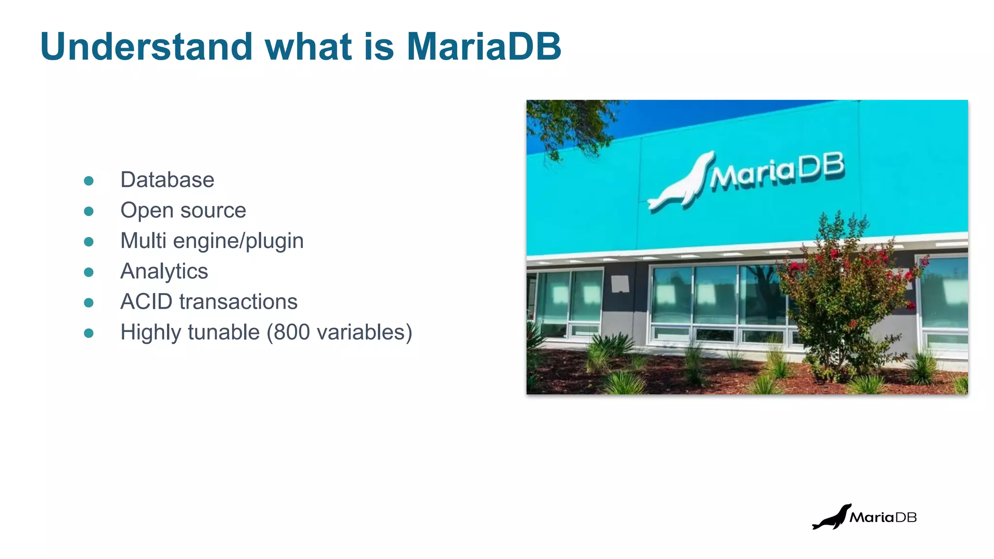 MariaDB Paris Workshop 2023 - MariaDB Enterprise