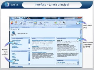 Ponto principal das melhorias de interface foitornarcadavisão de dados/cadastro um centro de análise de informação, e…