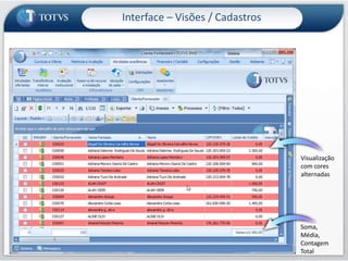 Interface – Janela principalInterfaceSeleção deJanelas abertas