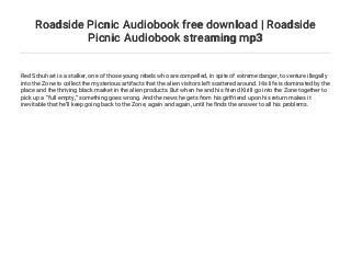 roadside picnic audiobook roadside picnic audiobook