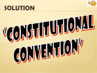 Road to constitution