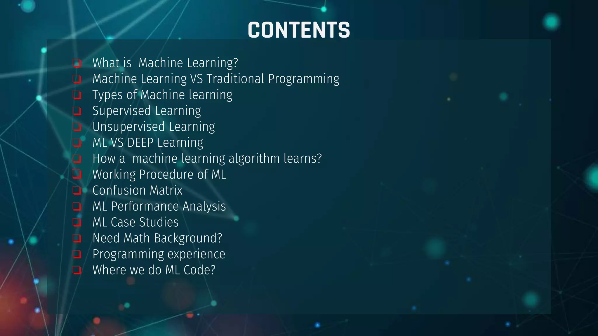 Road to machine learning | PPT