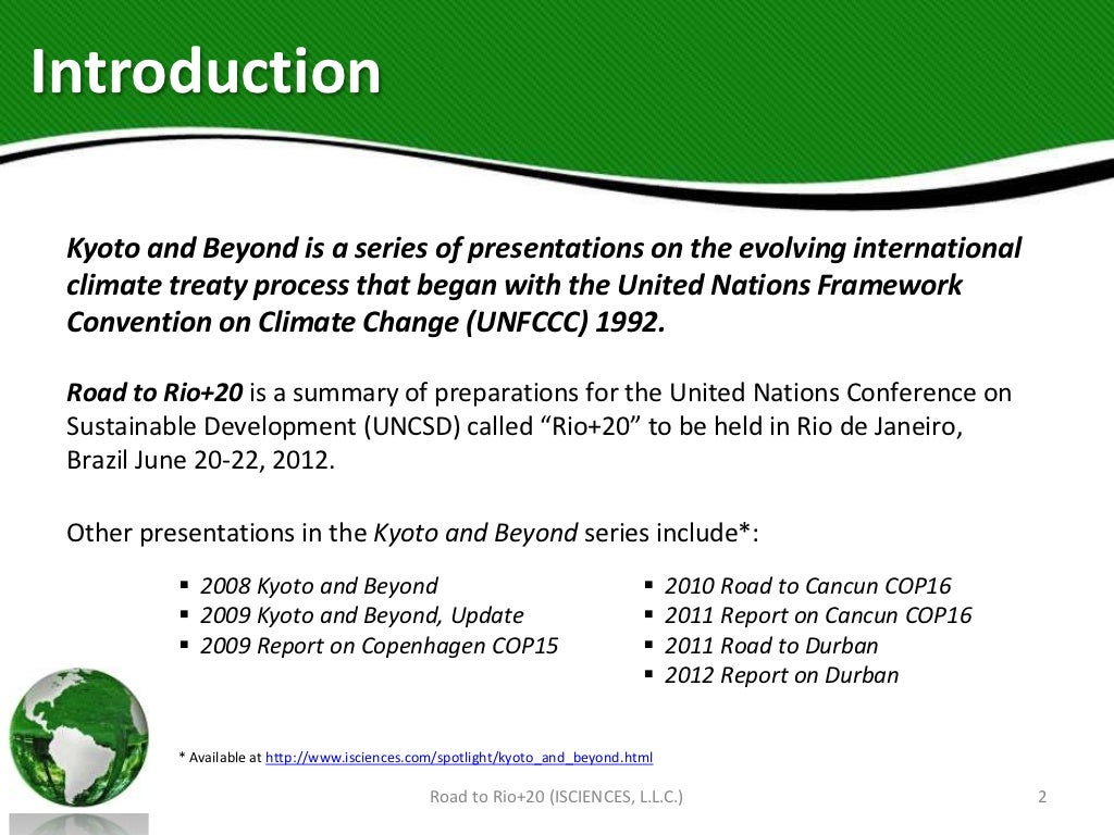 Introduction Kyoto And Beyond Is