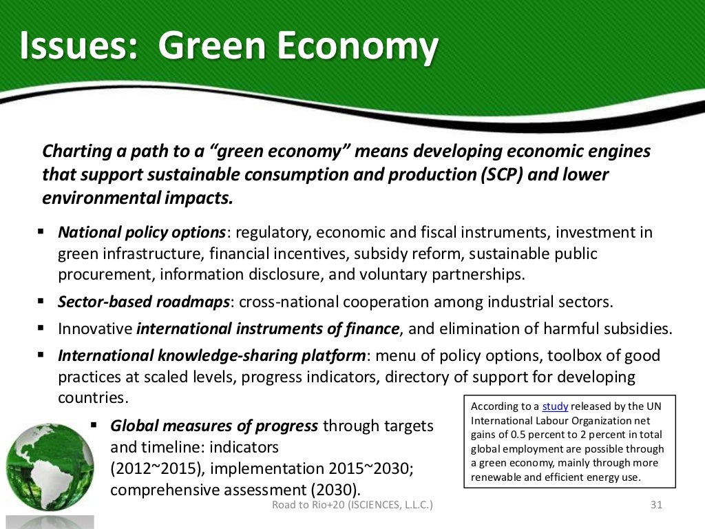 literature review on green economy