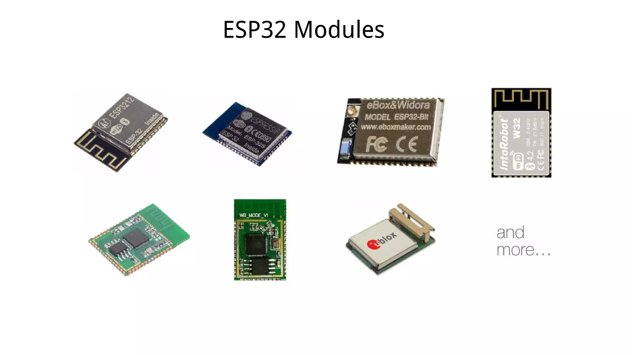 ESP32 Modules
 