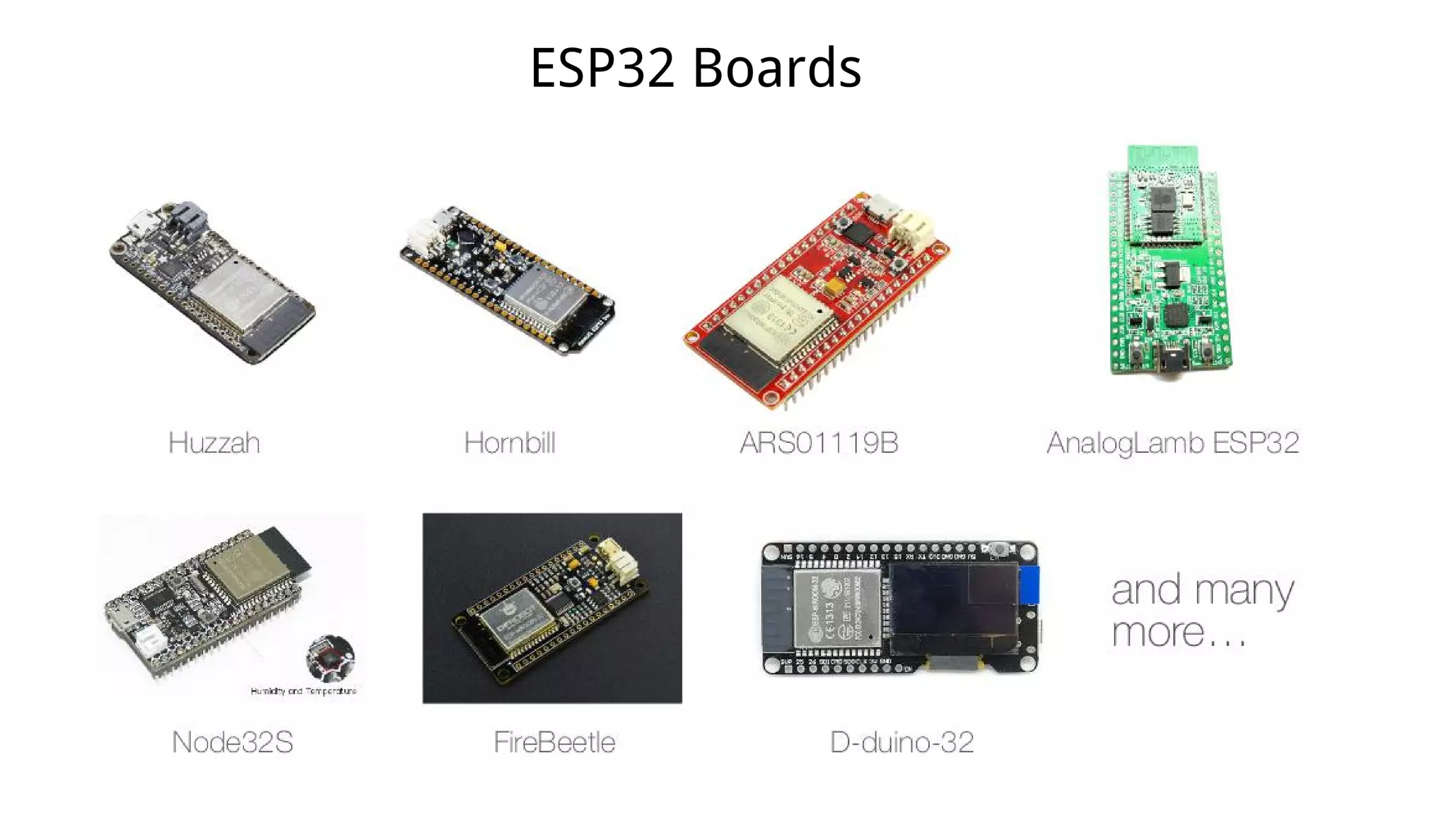 ESP32 Boards
 