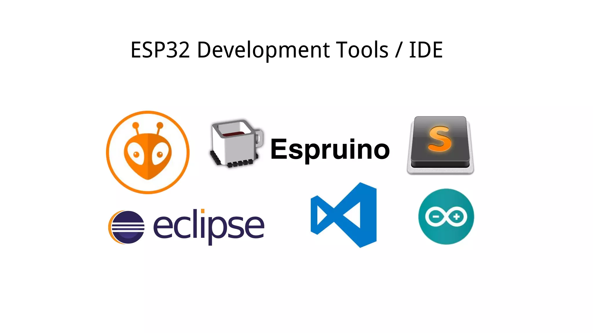 ESP32 Development Tools / IDE
 