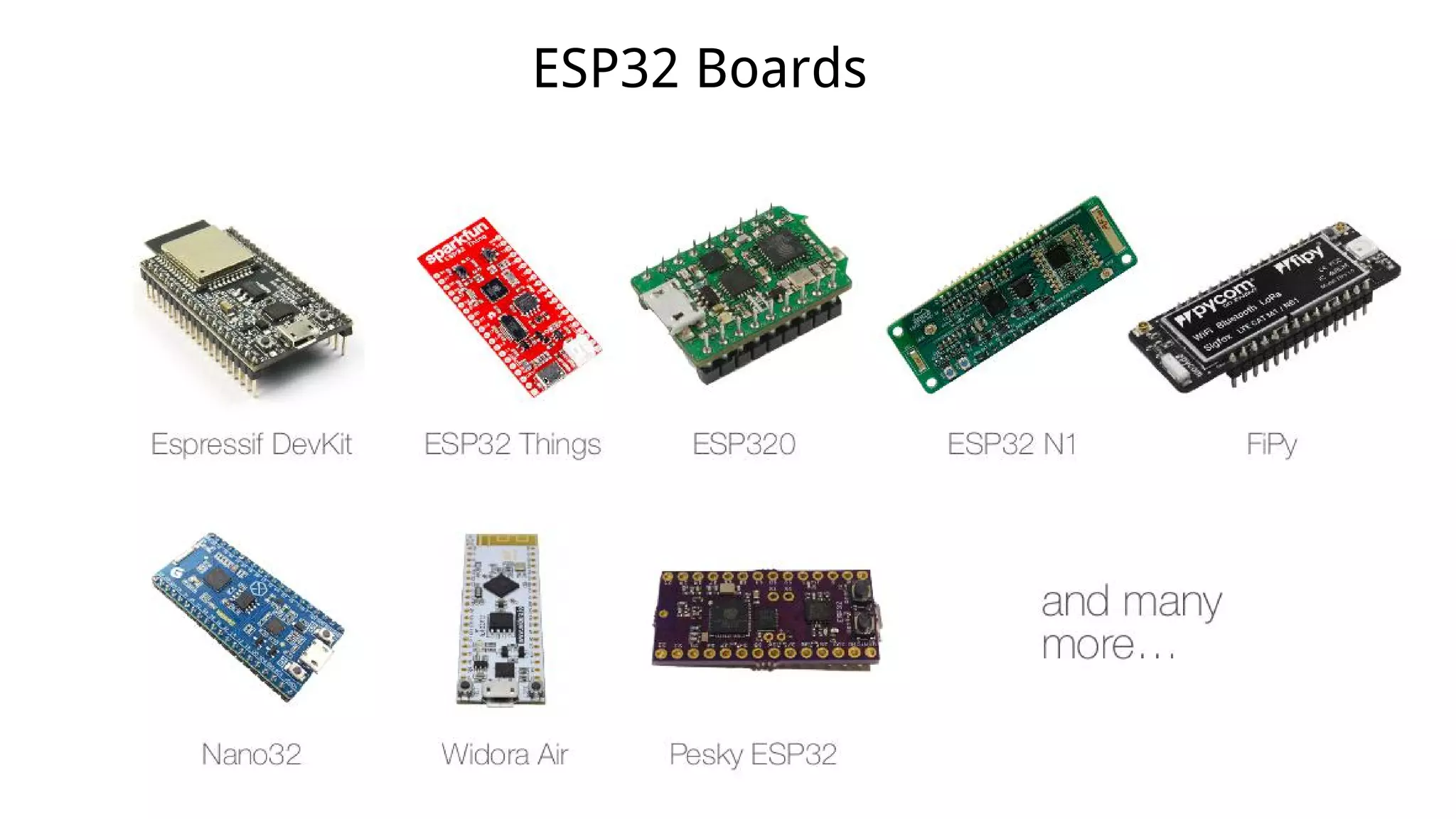 ESP32 Boards
 