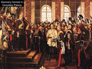 Germany formed in
Versailles Palace
 