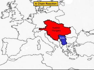 Austria-
Hungary
Serbia
A Chain Reaction
 