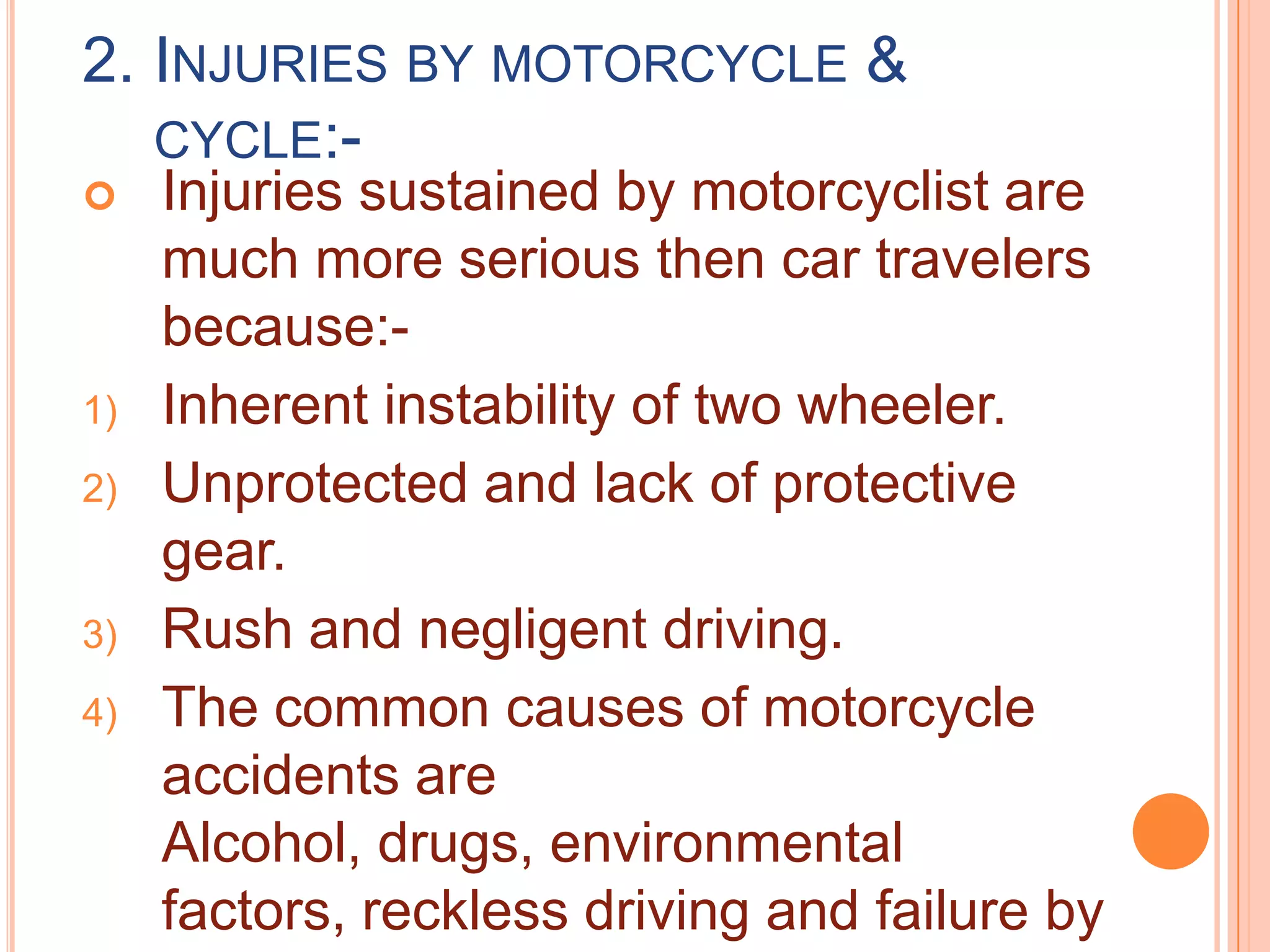 Road traffic injury | PPTX