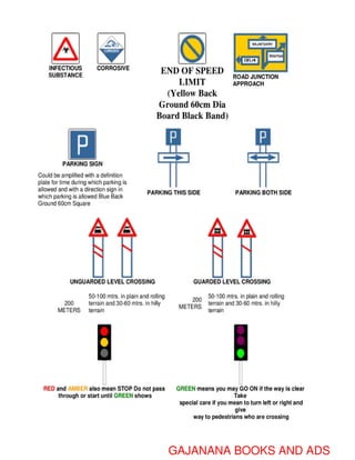 Road traffic signs and driving regulations | PDF