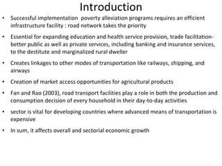Road transort in Ethiopia: Trends, Stock of Achievements and Impact on ...