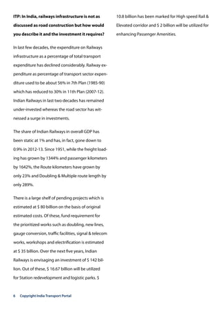 Road transport challenges India | PDF