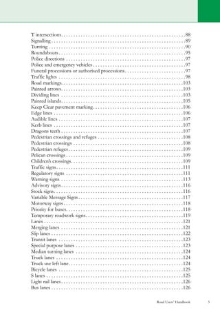 Road users handbook | PDF