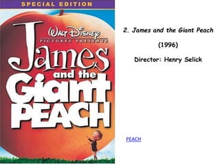 2. James and the Giant Peach
(1996)
Director: Henry Selick
PEACH
 