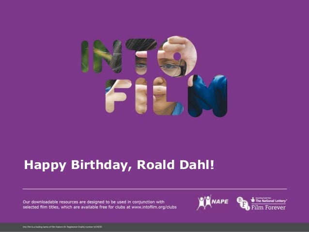 Happy Birthday, Roald Dahl!
 