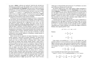 Romance algebricas - Árabes e Hindus