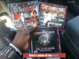 Here’s some of my work
19.) Photo taken by Bruce Roane
 