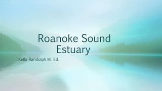 Roanoke Sound
Estuary
Kella Randolph M. Ed.
 