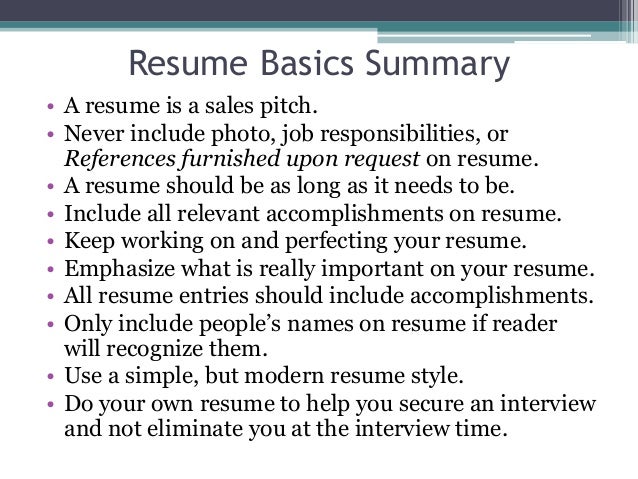writing a results oriented and relevant resume for college students