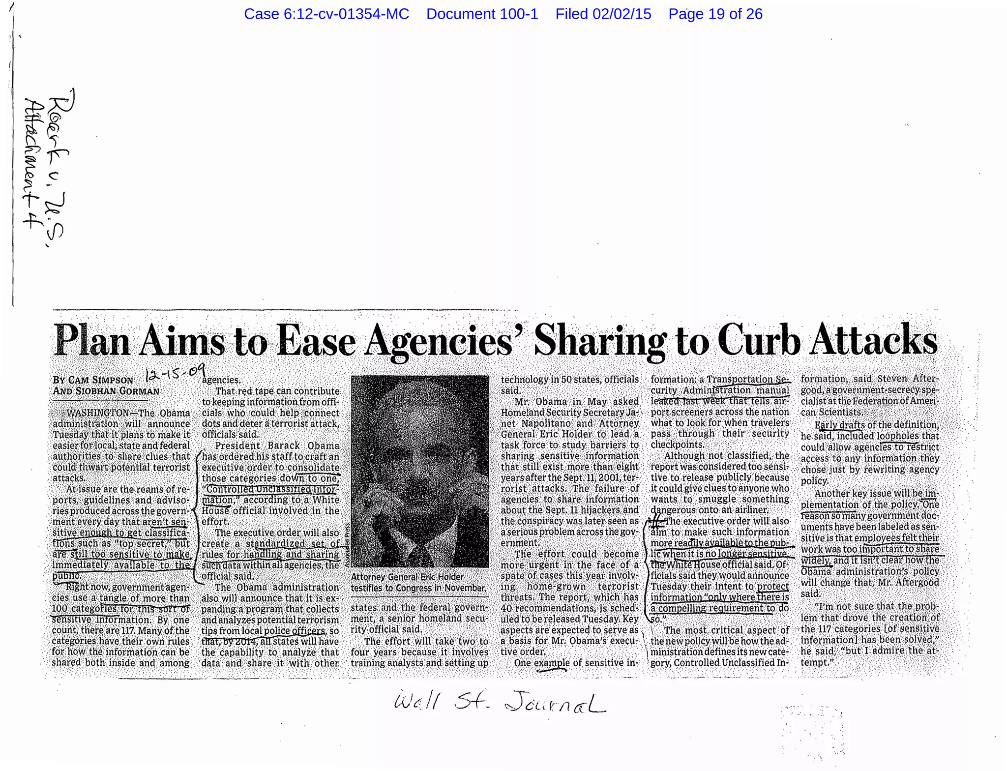 /1
~~
$~
~ )
;!Dr
f::1-~
+·J)
'"
---.-·-------.......
lc)t; II .5+-- ~Tee: VIl aL
Case 6:12-cv-01354-MC Document 100-1 Filed 02/02/15 Page 19 of 26
 