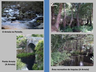 O Arnoia na Peneda.
Área recreativa do Inquiau (A Arnoia)
Ponte Arnoia
(A Arnoia)
 