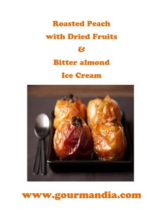 Roasted peach