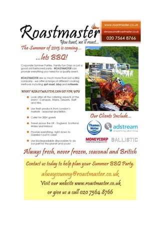 Roastmaster march newsletter 2013