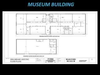 Building Possibilities
• Entry and Hallways
• Exhibit Rooms
• Theater/Lecture/Meeting Room
• Office and Administration
• R...