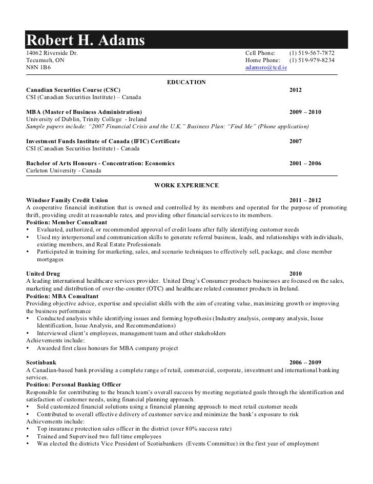 Rob Adams Resume