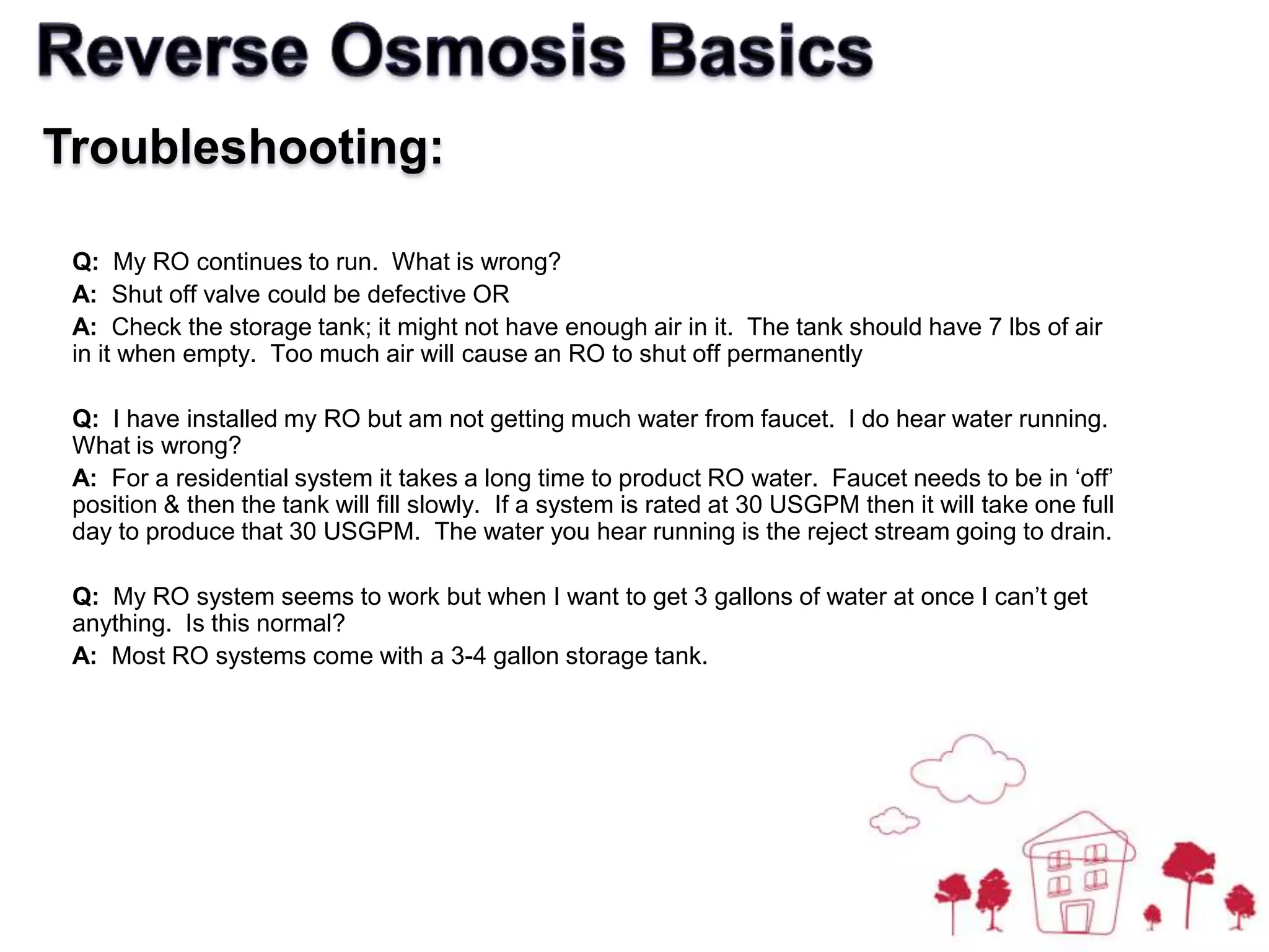   Two exit streams generated: waste & product stream