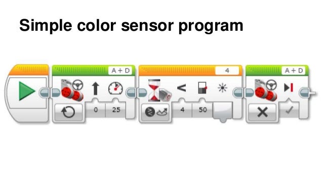 lego ev3 color sensor programming